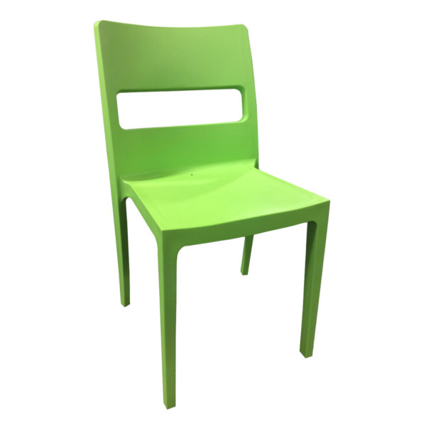 Educated furniture school seating sai chair with light green polypropylene shell
