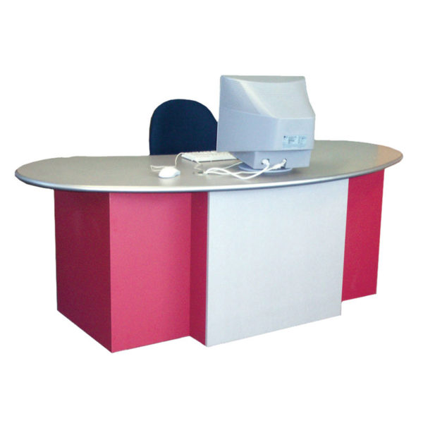 Educated furniture jellybean reception library desk