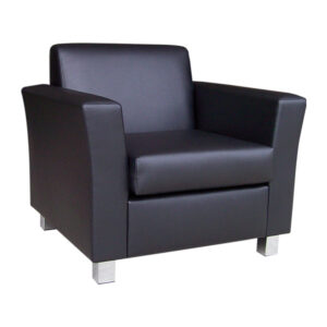Educated furniture pluto single seater couch for reception areas and staffrooms