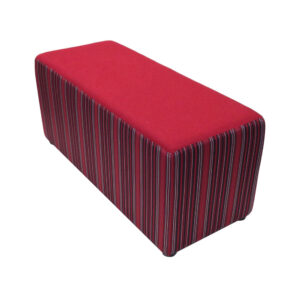 Educated furniture rectangle ottomans for libraries and breakout spaces