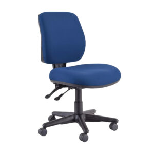 Educated furniture buro roma 2 lever mid back blue teacher chair