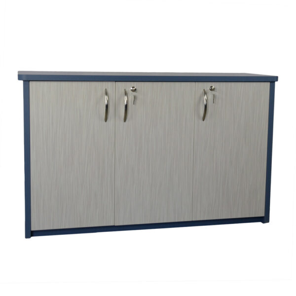 Educated furniture credenza storage unit with three cupboards and 1200 mm wide