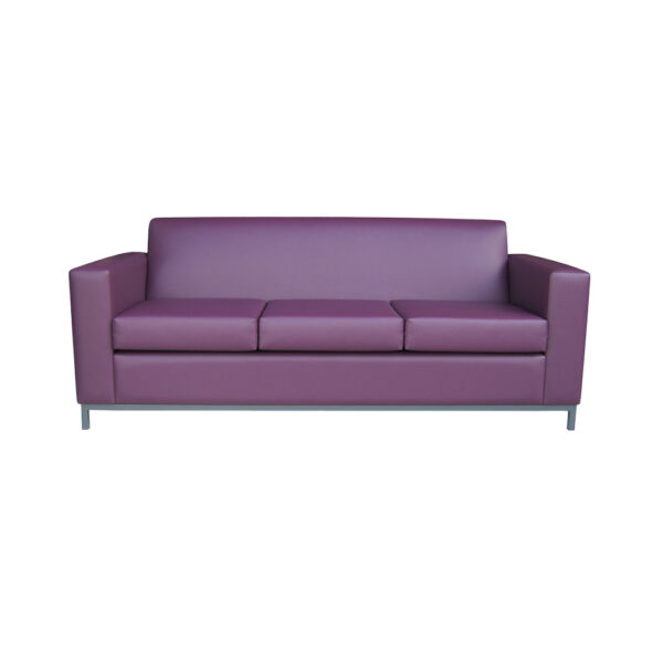 Educated furniture manhattan 3 seater couch for staffrooms and reception areas