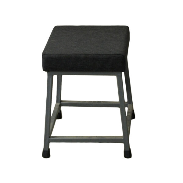 Educated furniture MLE classroom stool with fabric cushioned seat