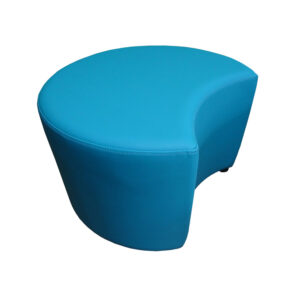 Educated furniture petal ottoman for library or breakout space seating