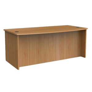 Educated furniture slab end with curve front top desk for the office or administration area