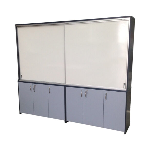 Educated furniture whiteboard cabinet with cupboard storage