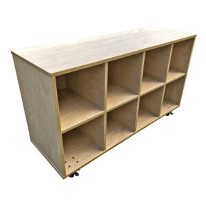 Educated furniture cubby hole unit for the classroom or ECE setting
