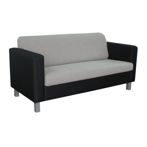 Educated furniture sienna three seater couch for visitor and staffroom seating