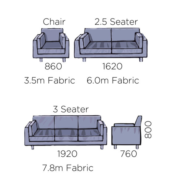 Educated furniture sienna couch size options for visitor and staffroom seating