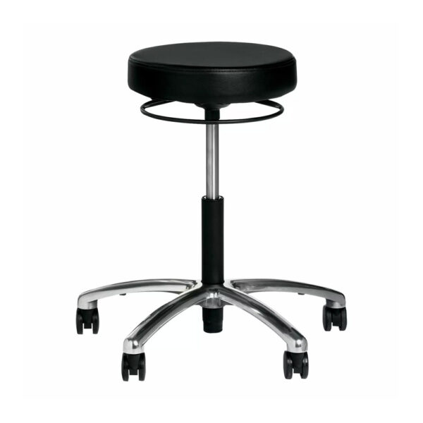 Educated furniture buro revo stool with polished base for the classroom or office