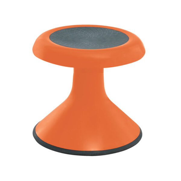 Educated furniture move'n'rock classroom stool in orange and 310mm heigh
