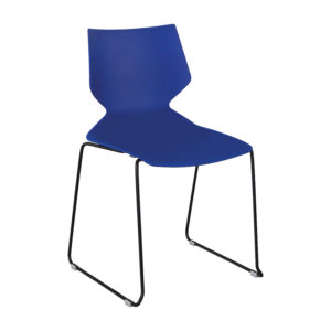 Educated furniture fly chair for visitor seating with sled base