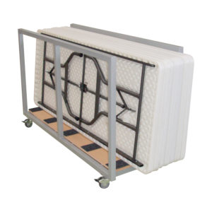 Educated furniture folding table trolley