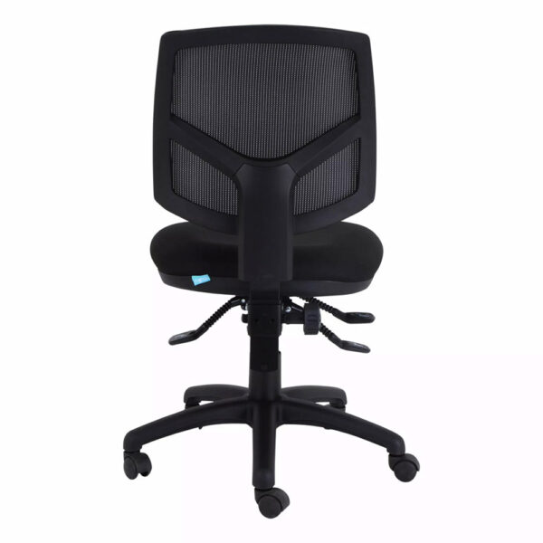 Educated furniture mondo java mesh back black office chair with no arms