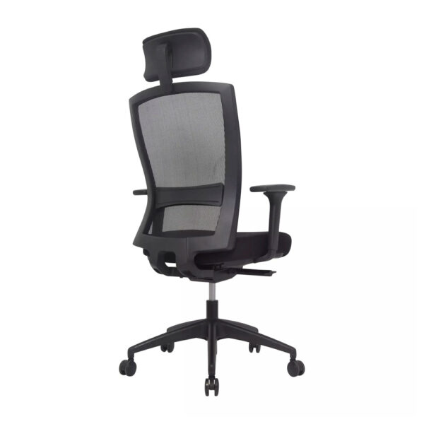 Educated furniture buro mentor ergonomic chair with armrests and headrest for the home, office or boardroom