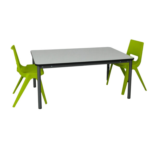 Educated furniture classroom height adjustable table with whiteboard top for school collaboration