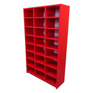Educated furniture shoe cubby hole unit for the classroom