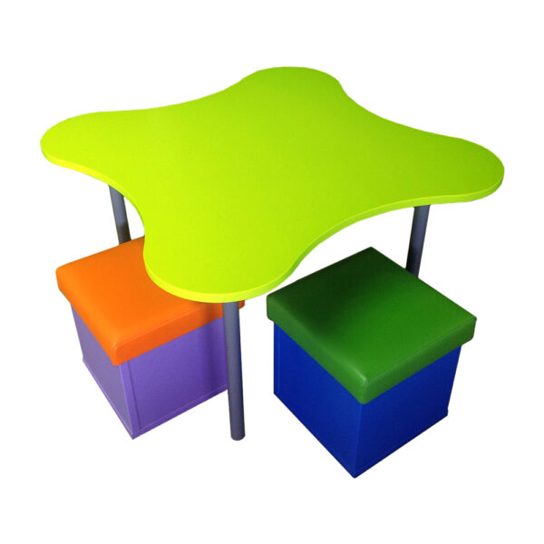 Educated furniture alpha 4 classroom table for school