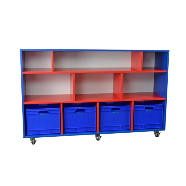 Educated furniture cube box multi storage unit for classrooms