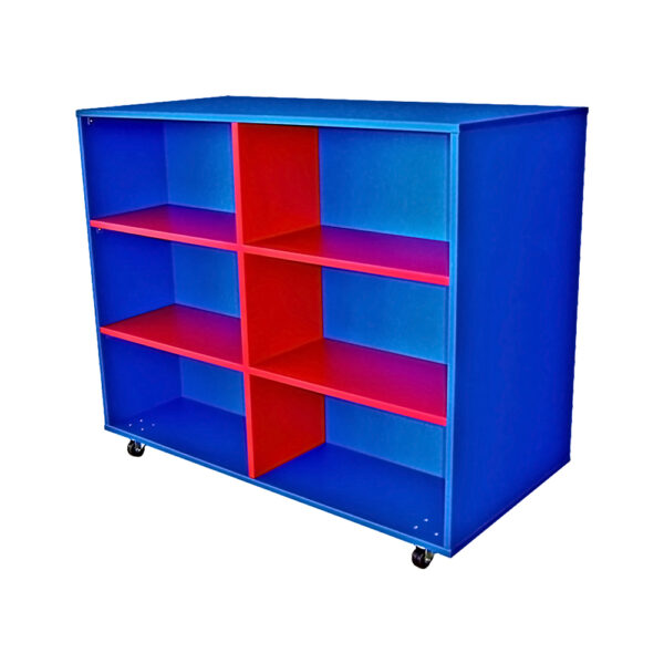 Educated furniture double sided book storage unit for the classroom or library