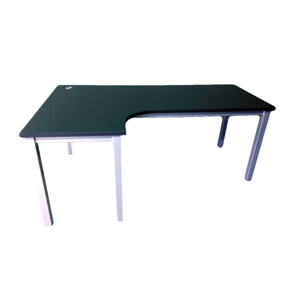 Educated Furniture iQuad workstation for office or education with solid steel legs and melteca top