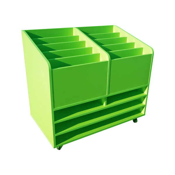 Educated furniture jumbo big book storage unit for the classroom or library