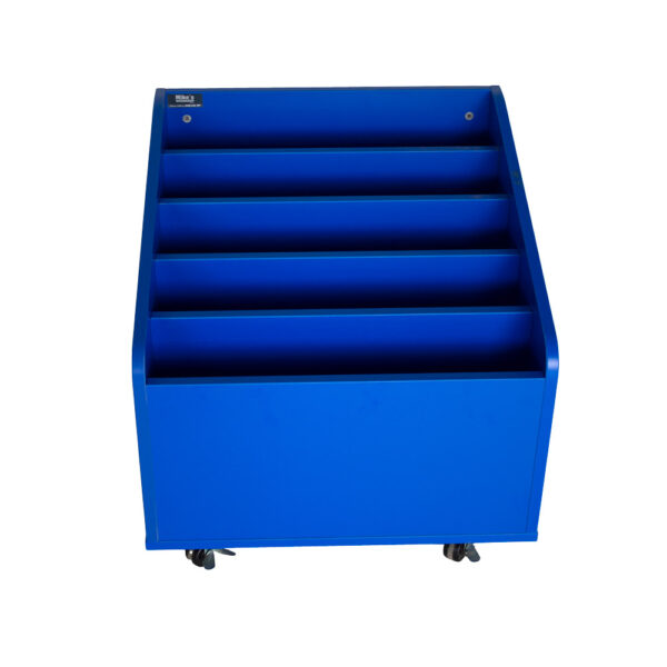 Educated furniture mobile book bin for the school or ECE classroom