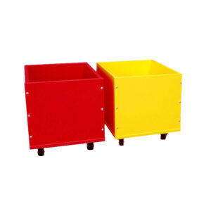Educated furniture mobile storage bins for the school classroom or ECE