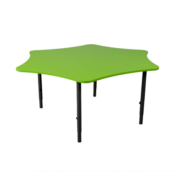 Educated furniture starfish shaped classroom table for up to six students