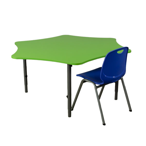 Educated furniture starfish shaped classroom table for up to six students