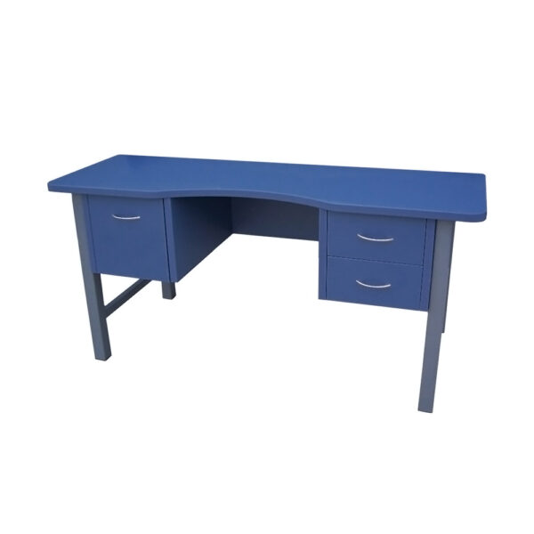Educated Furniture 1500mm classroom teacher desk with double drawers and file drawer