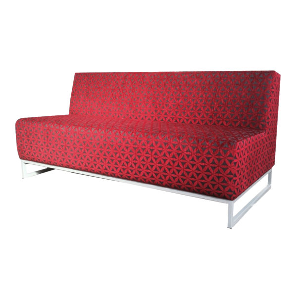 Educated furniture jive three seater couch for staffrooms and reception areas