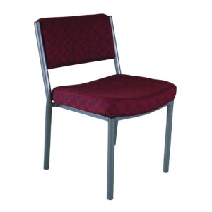 Educated furniture apollo visitors chair with red fabric cushion seat and back for school reception and waiting areas