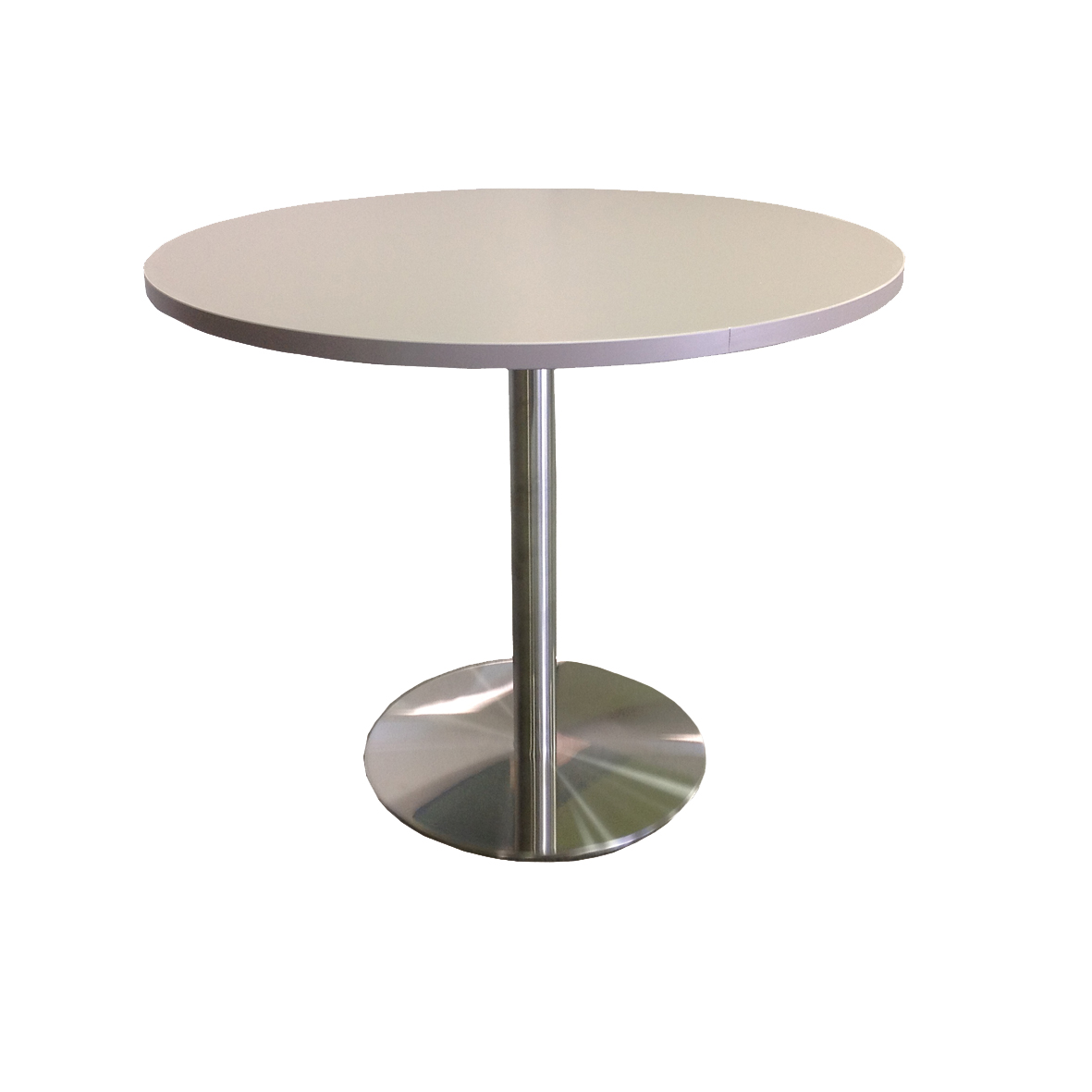 Orion 900mm round top table for staffrooms and office