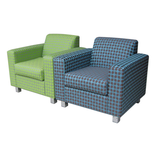 Educated furniture manhattan single seater couch for reception and staffroom areas