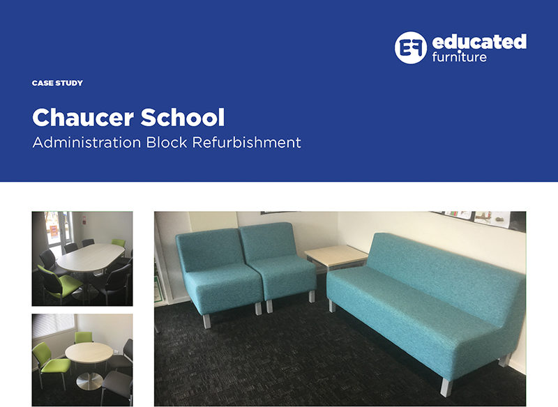 Educated furniture chaucer school administration block upgrade