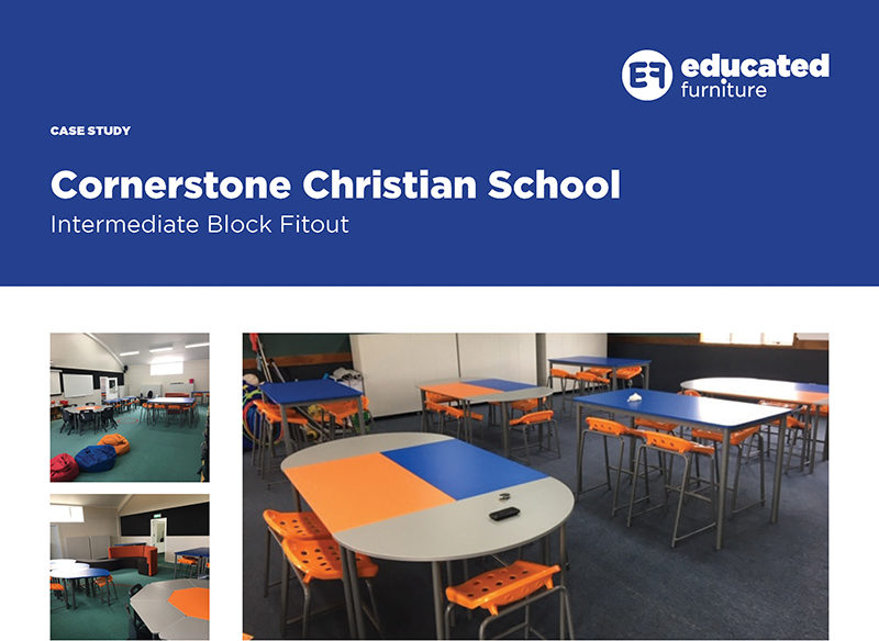 Educated furniture cornerstone christian school furniture fitout