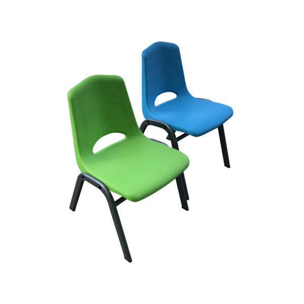 Educated furniture rainbow school chair for primary classrooms and preschools