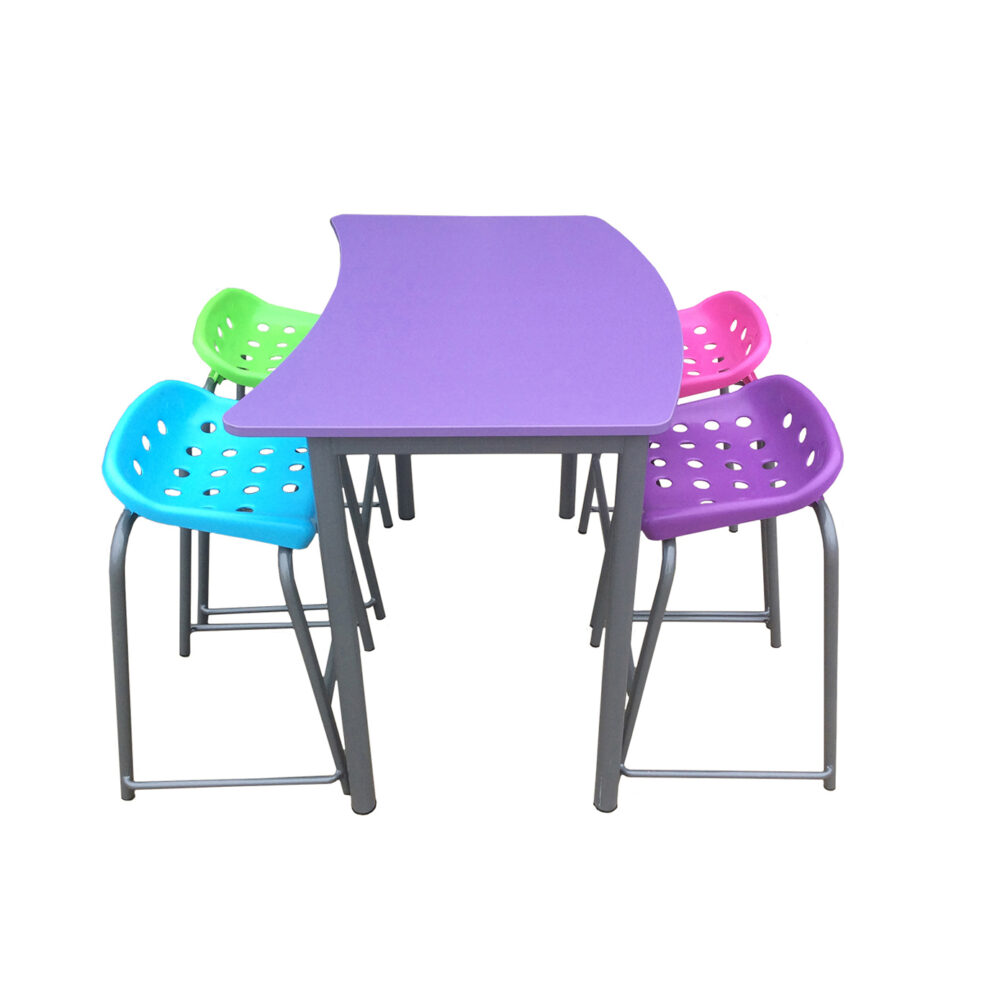 Educated furniture tall table for classrooms and technology blocks