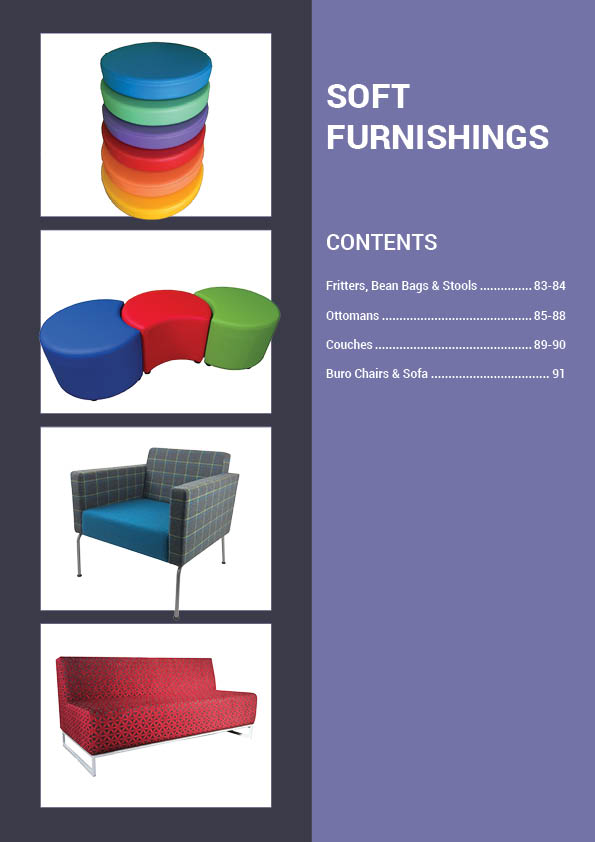Educated furniture school soft furnishing catalogue section