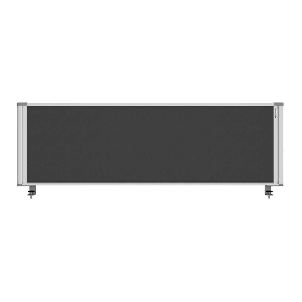 Educated furniture desk mounted charcoal partition unit