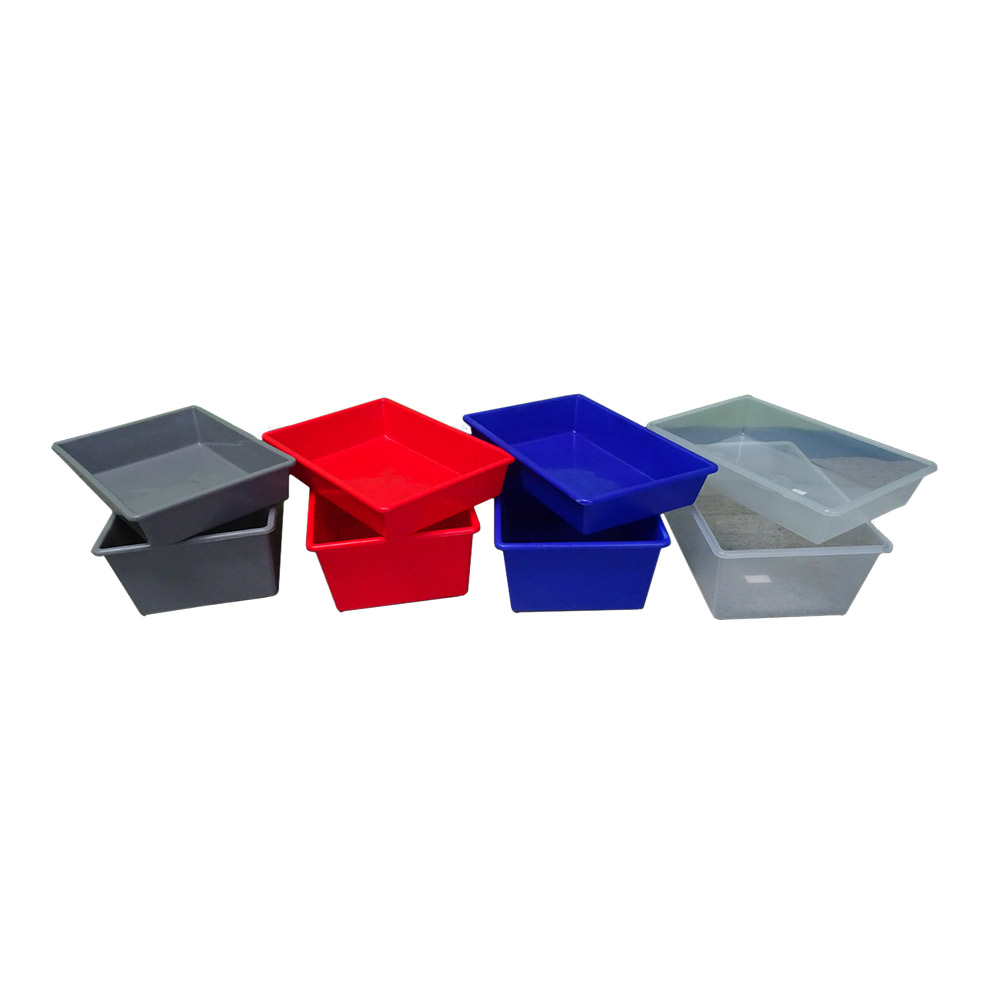 Educated furniture tote trays for classroom storage
