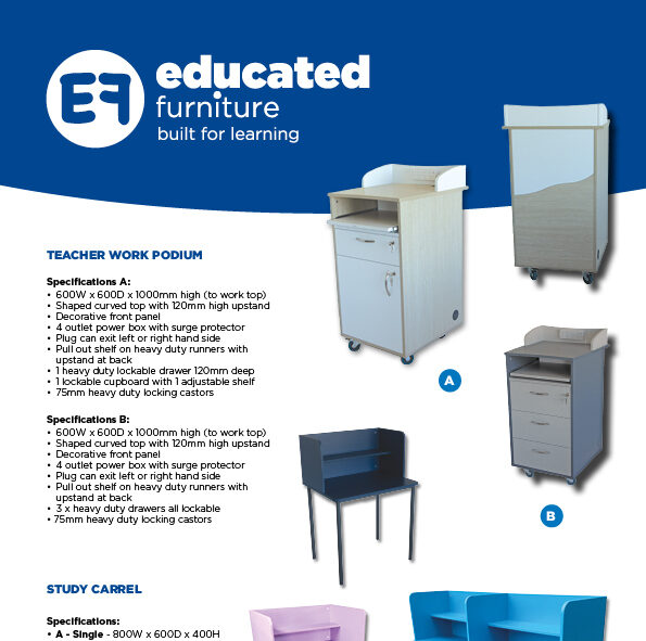 Educated furniture term 3 school furniture flyer