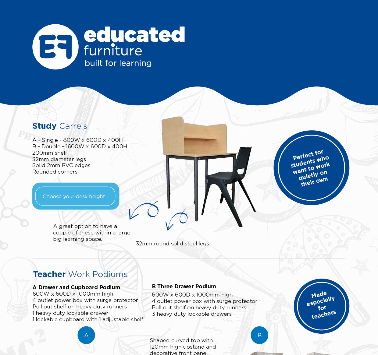 Educated furniture term 2 2023 school furniture flyer