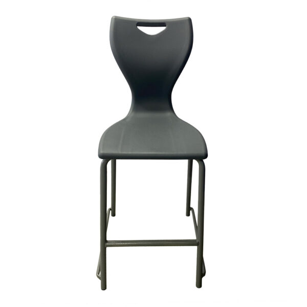 Front view of educated furniture high bob school stool for classrooms, labs and staffrooms