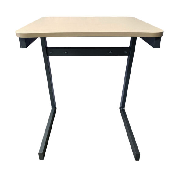 Educated furniture zed desk with heavy duty frame and melteca top for school classrooms