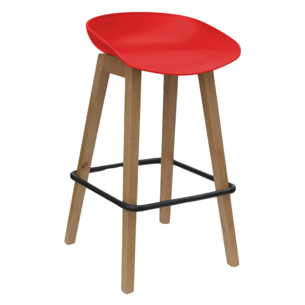 konfurb pala barstool in red for staffrooms and meeting rooms