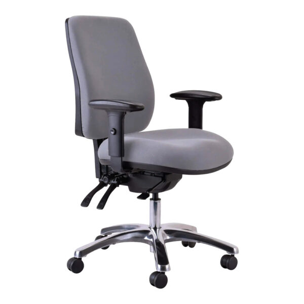 Educated furniture buro roma grey high back 24/7 chair for teachers and office