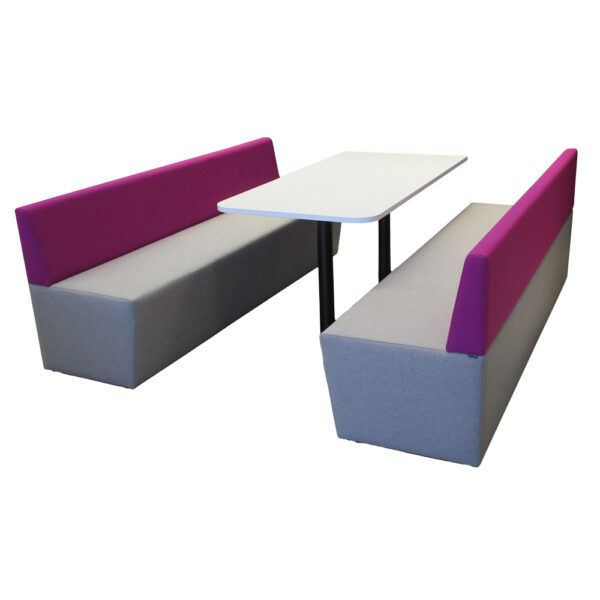 Educated furniture straight orbit range with backs